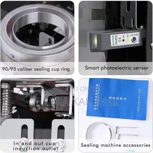 Intelligent Bubble Tea Plastic Paper Cup Sealing Machine