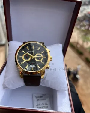 Montblanc Original Classy Watch With Genuine Leather