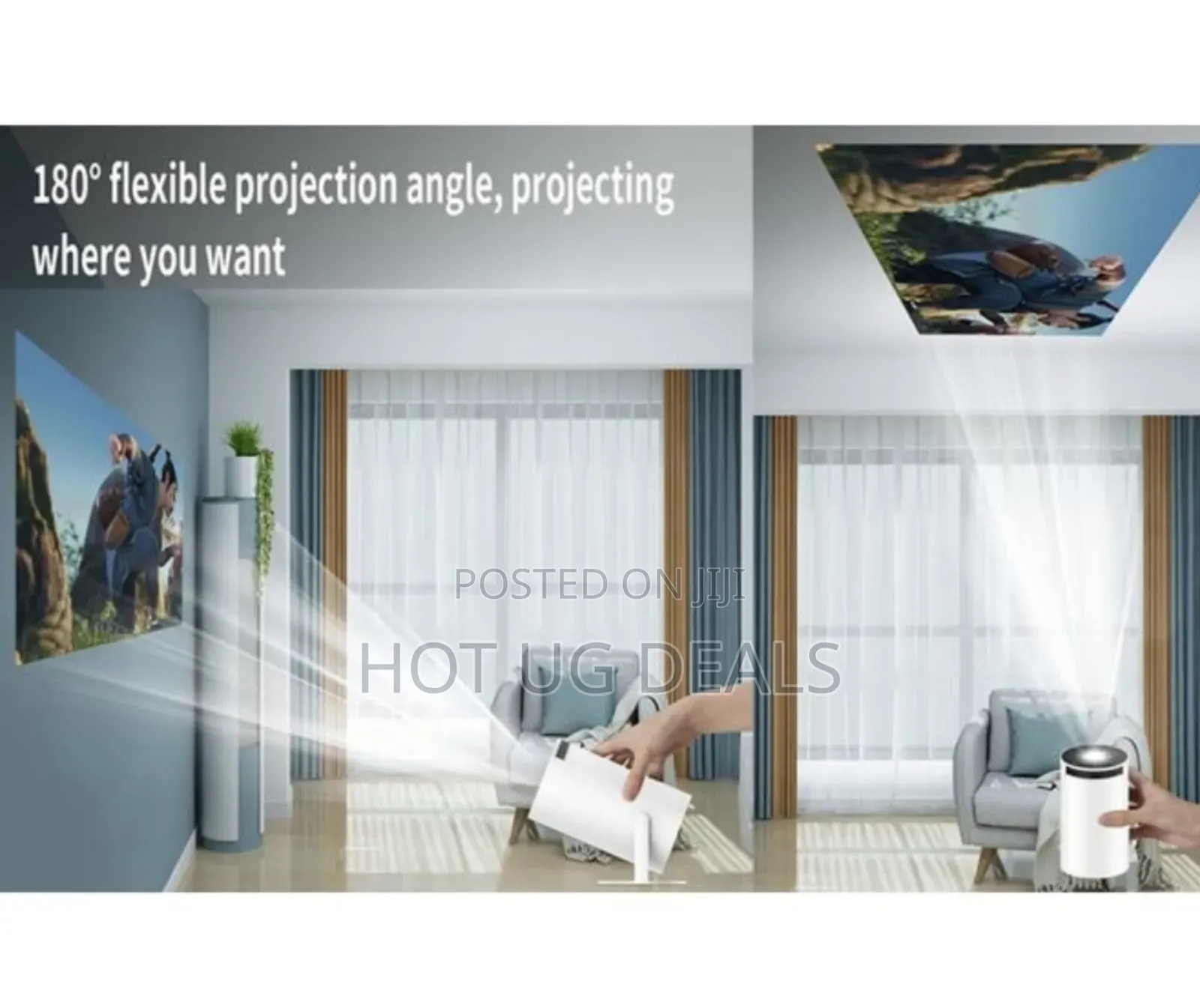 Hd Smart Andriod Projector With Both Ios And Android 11,
