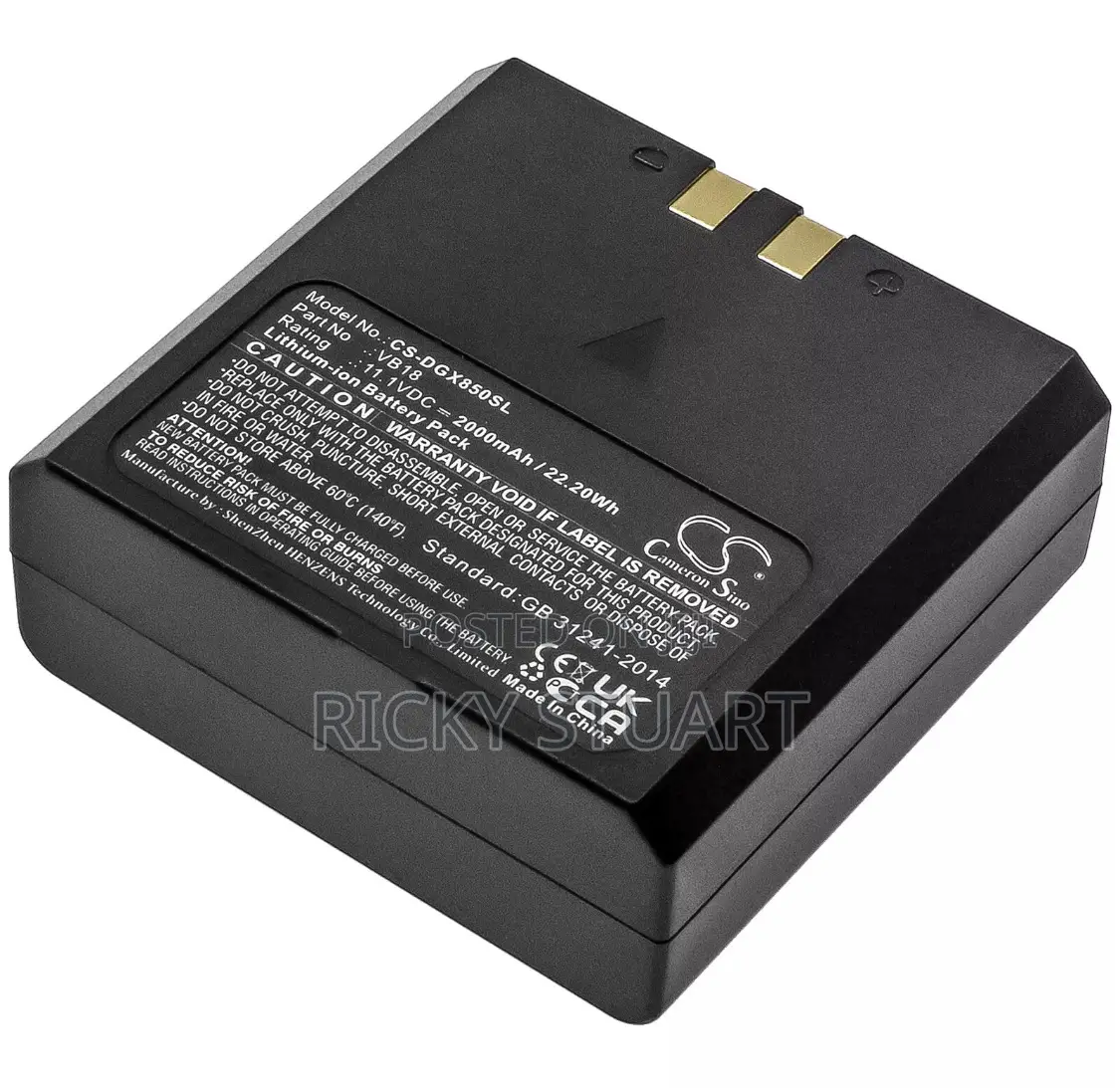 Battery For Godox V850ii V850, V860ii Flashpoint VB-18