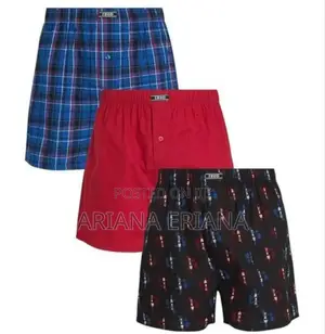 Photo - 3 Pack of Checkered Men's Boxers - Multicolour