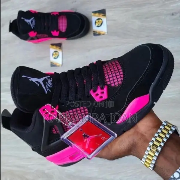 Original Ladies Sneakers-Black/Pink