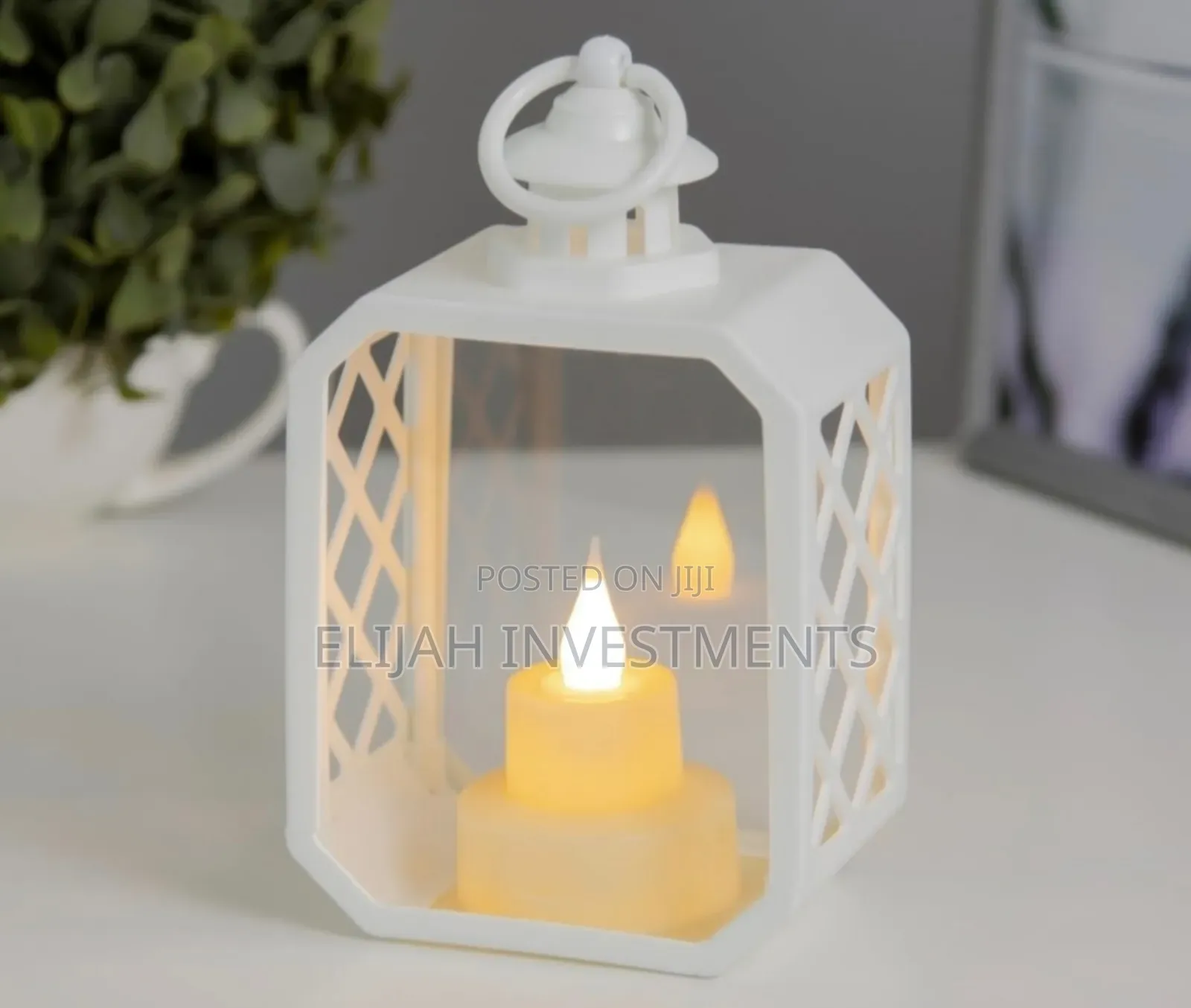 Stylish Led Lantern With Grids
