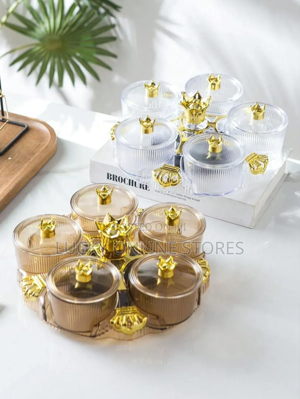 Golden Crown Serving Plate