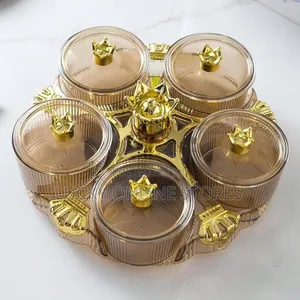 Golden Crown Serving Plate