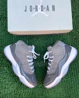 Original Air Jordan Sneakers-Gray White