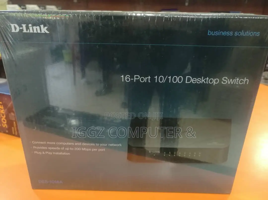Dlink 16-Port Desktop Switch(Des-1016a)