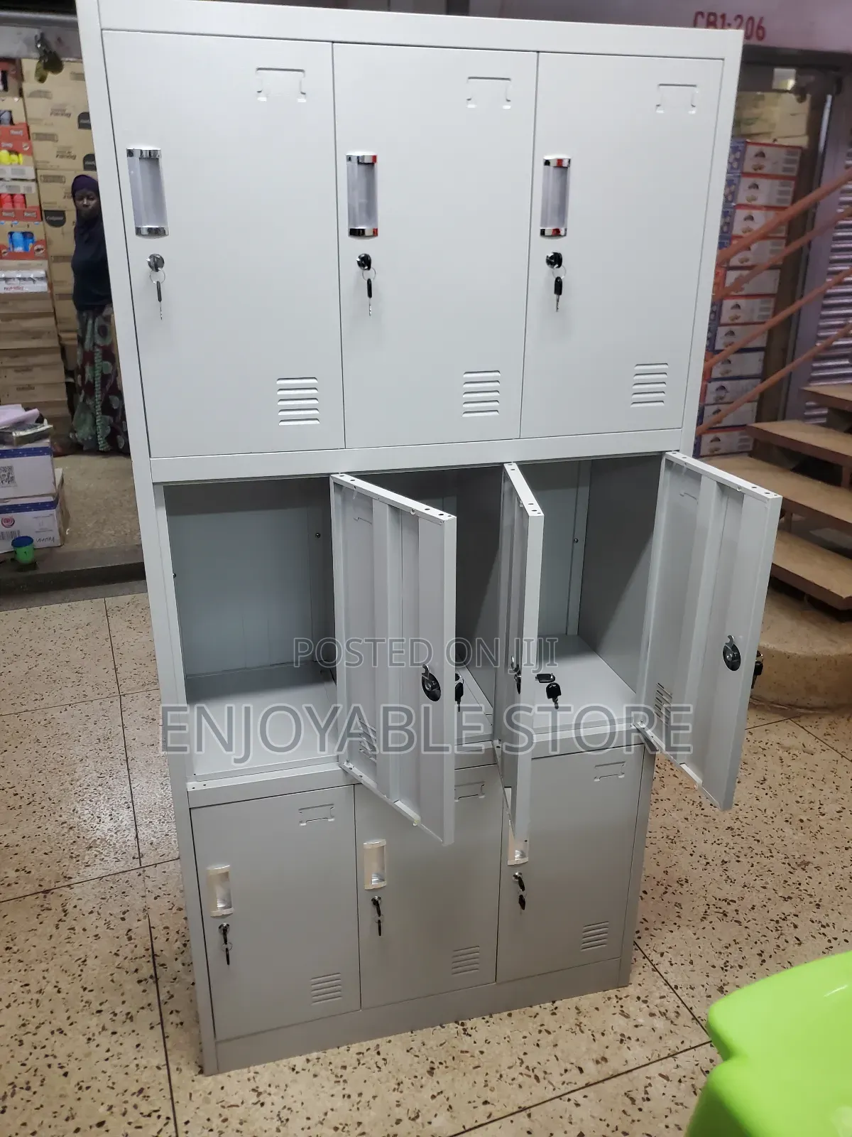 Metal Lockers Metal Lockers 9 Compartments