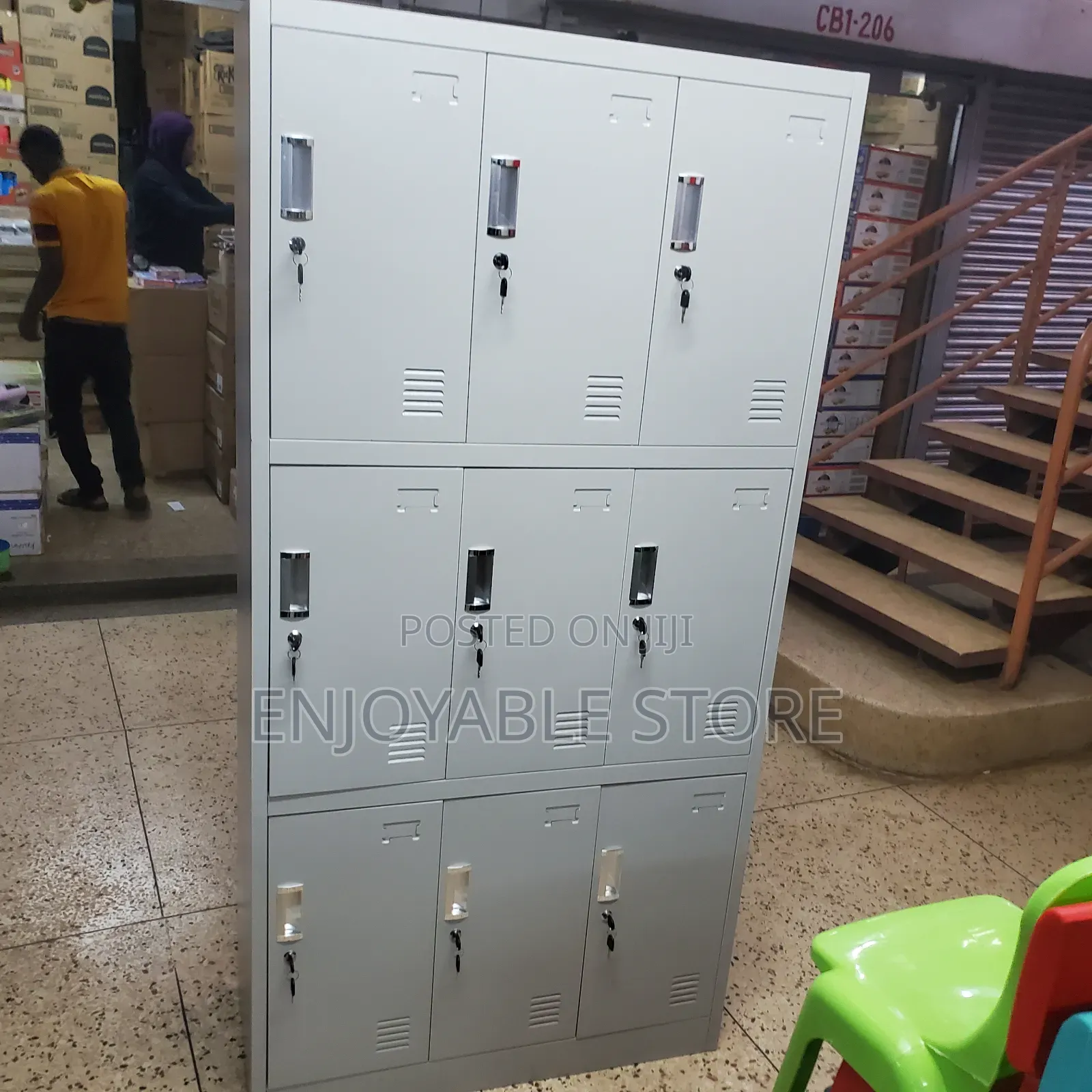 Metal Lockers Metal Lockers 9 Compartments