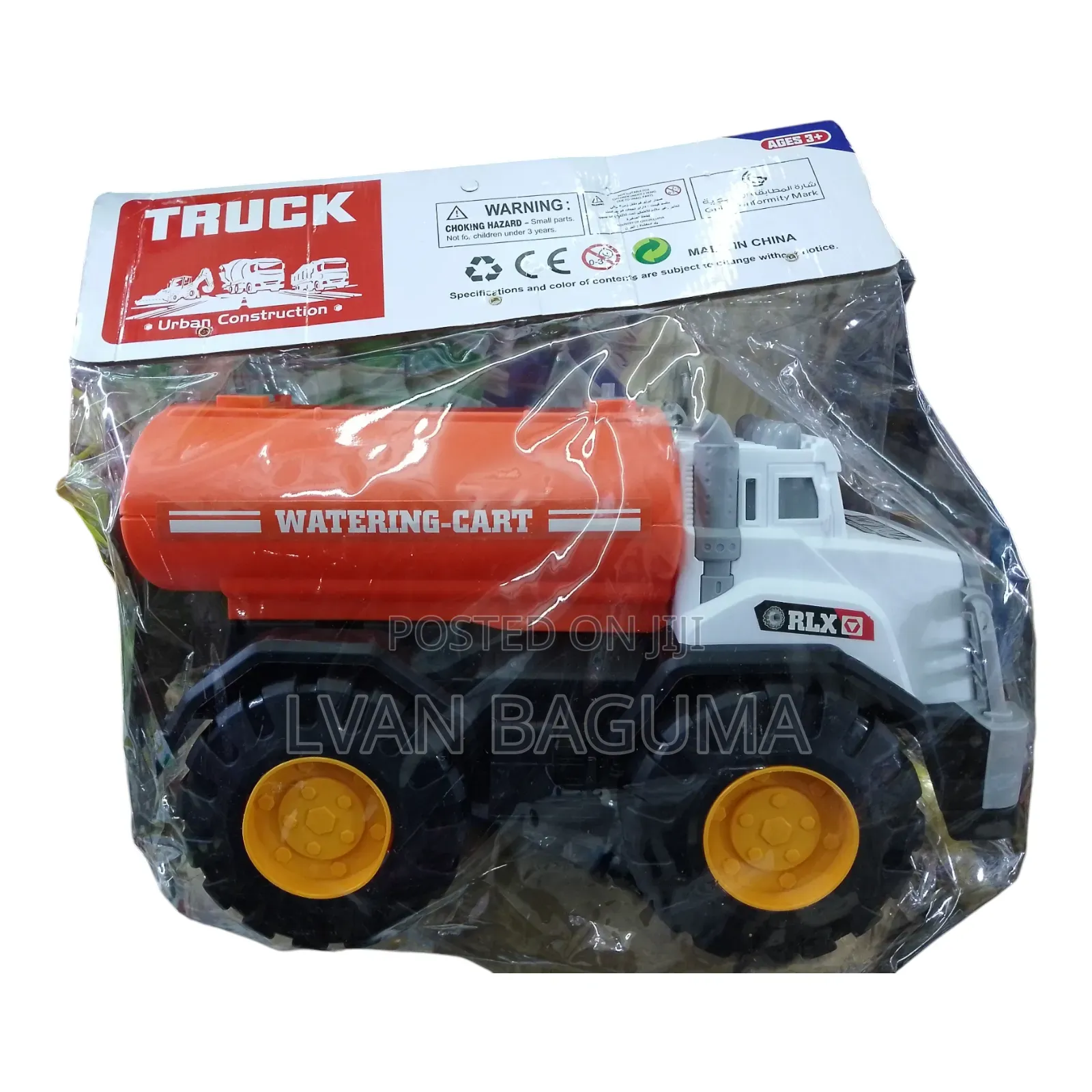 Watering Cart Truck Toy for Kids - Manually Pushed