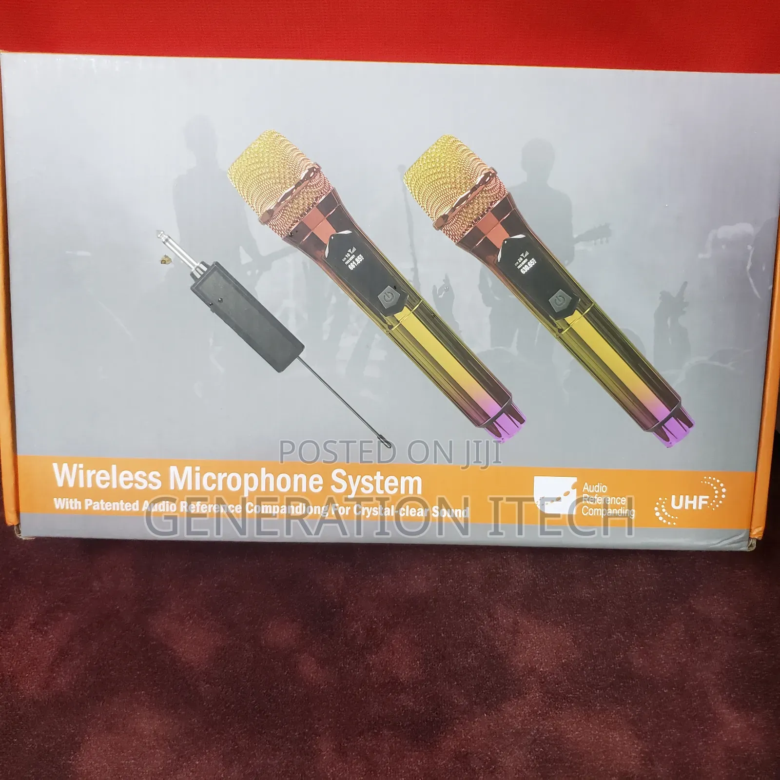 Proffessional UHF Wireless Microphone- Crystal Clear Sound