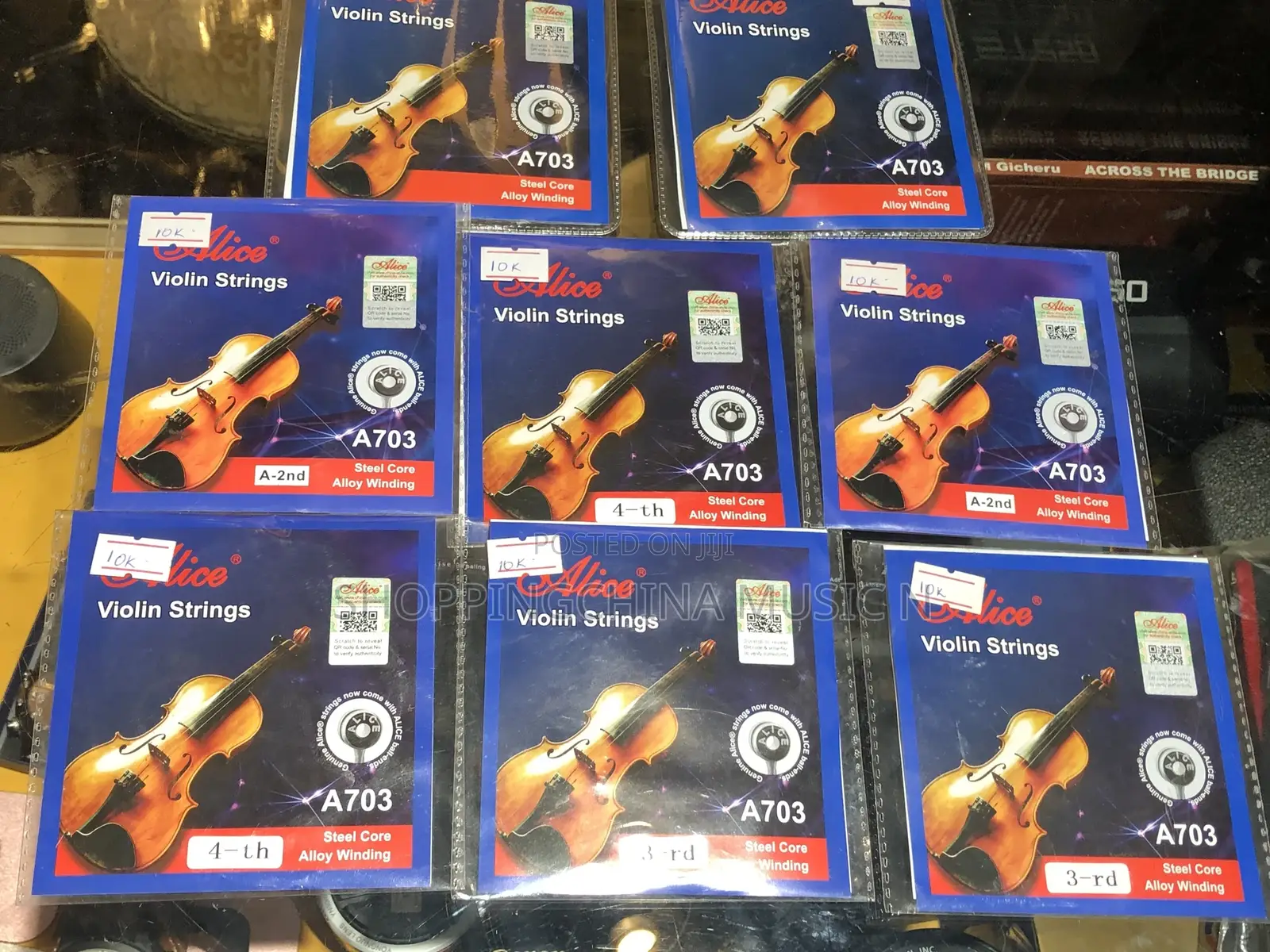 Violin String Brand Alice One Set