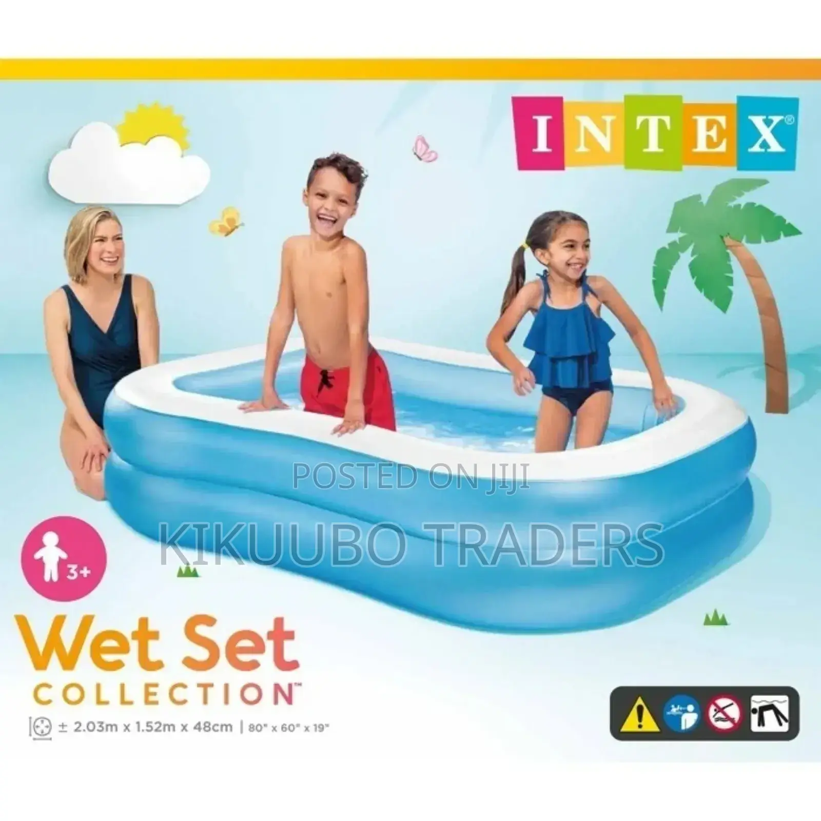 Intex Kids Outdoor Inflatable Swimming Pool