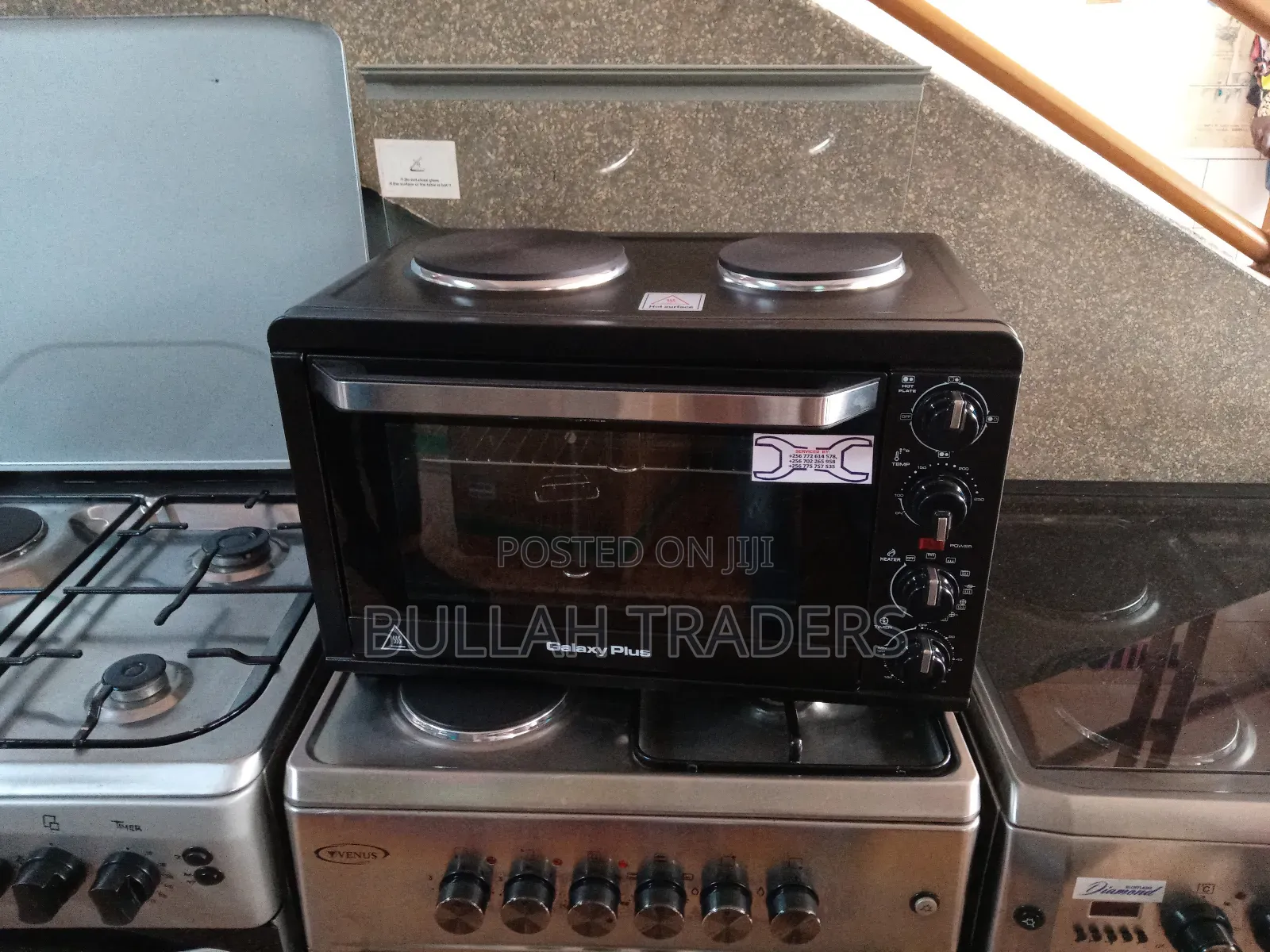 Min Oven 25L With 2 Hot Plates on Top