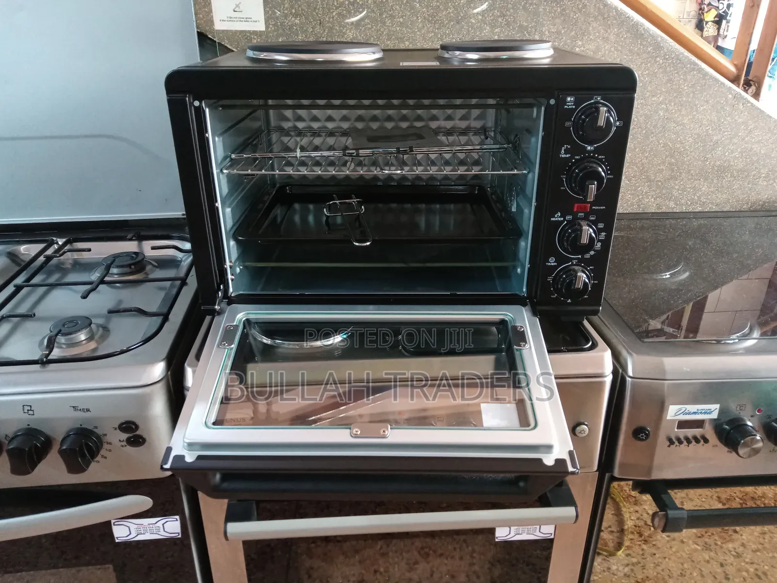 Min Oven 25L With 2 Hot Plates on Top