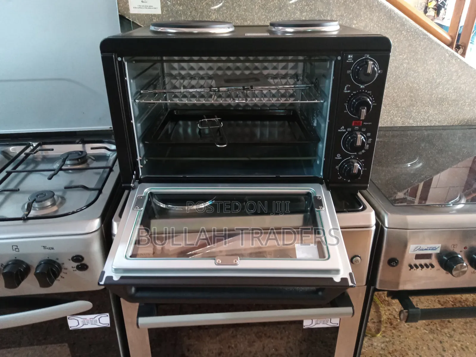 Min Oven 25L With 2 Hot Plates on Top