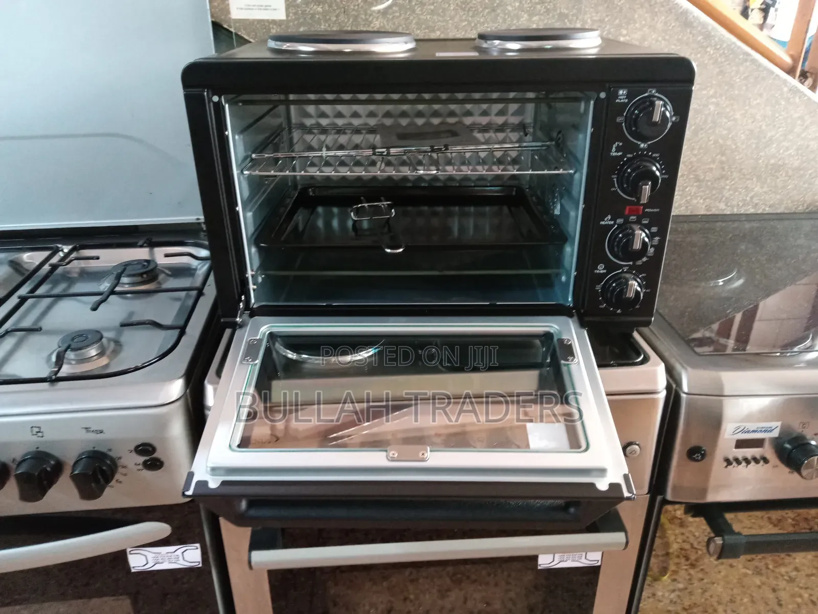 Min Oven 25L With 2 Hot Plates on Top