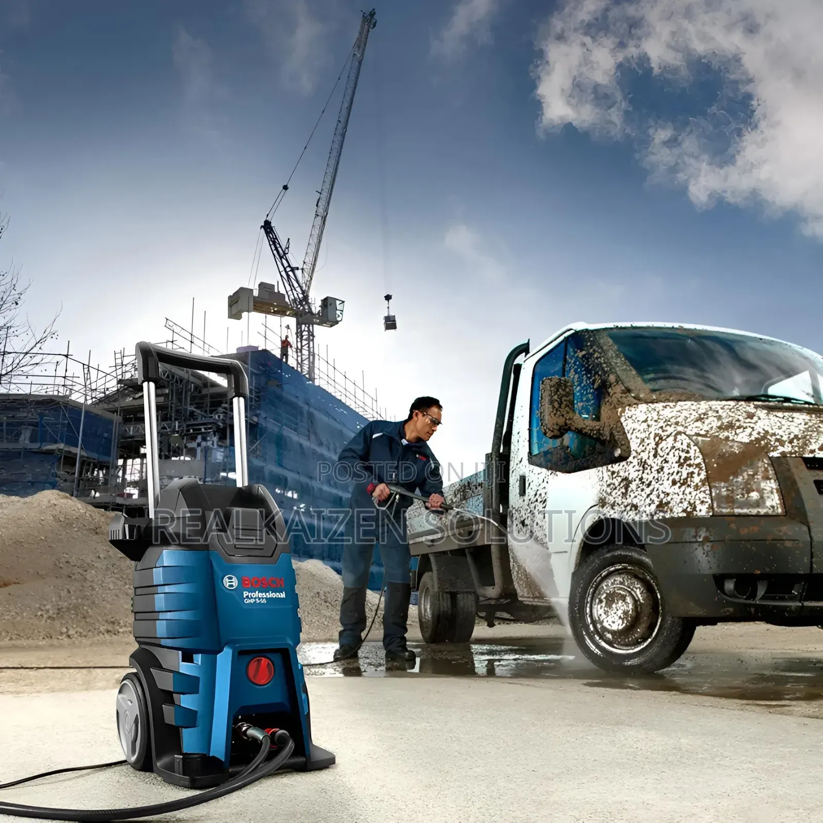German BOSCH Professional 160bar High Reel Pressure Washer