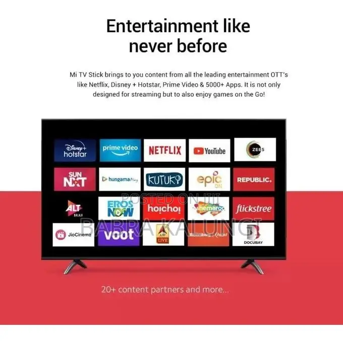 Mi TV Official US Version 1gb RAM +8gb Rom