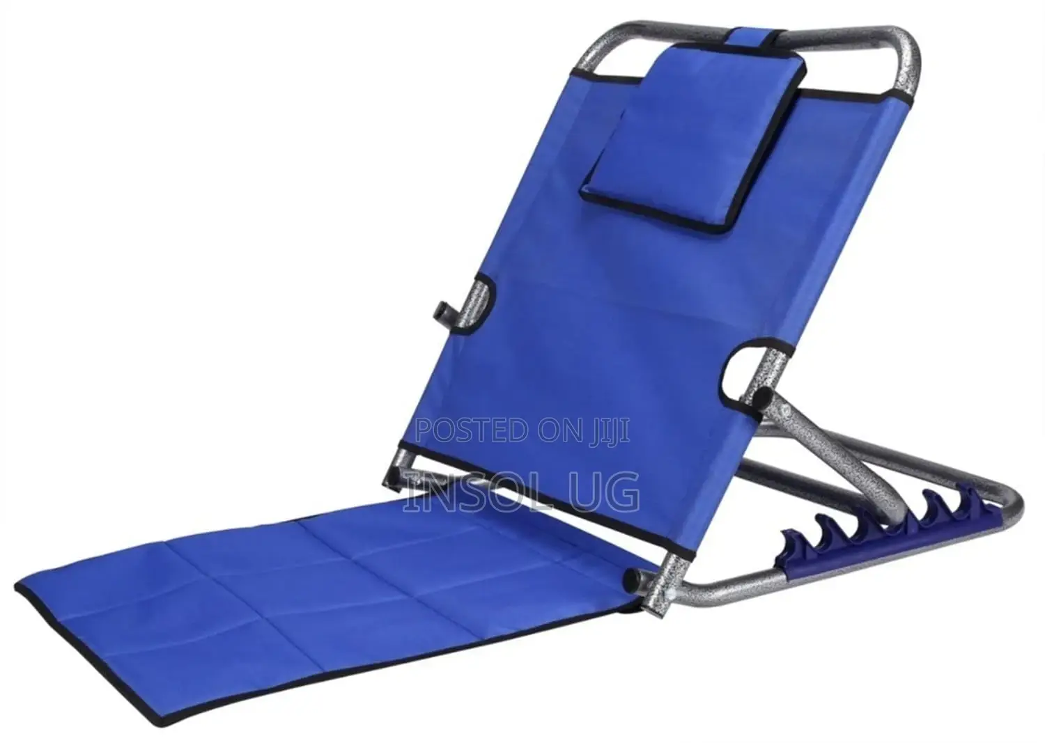 Adjustable Hospital Back Support for Use on Bed