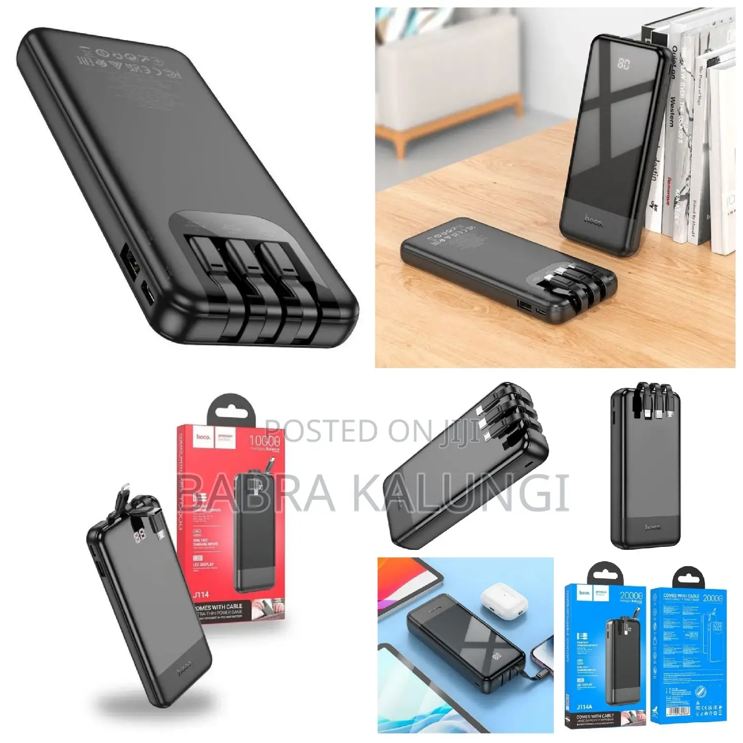 Hoco J114 Fast Charging Mobile Power Bank With 10000mah