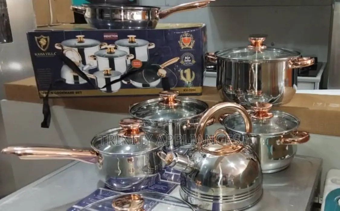 Kaisa Villa Premium Quality Original 12 Pieces Cookware Set