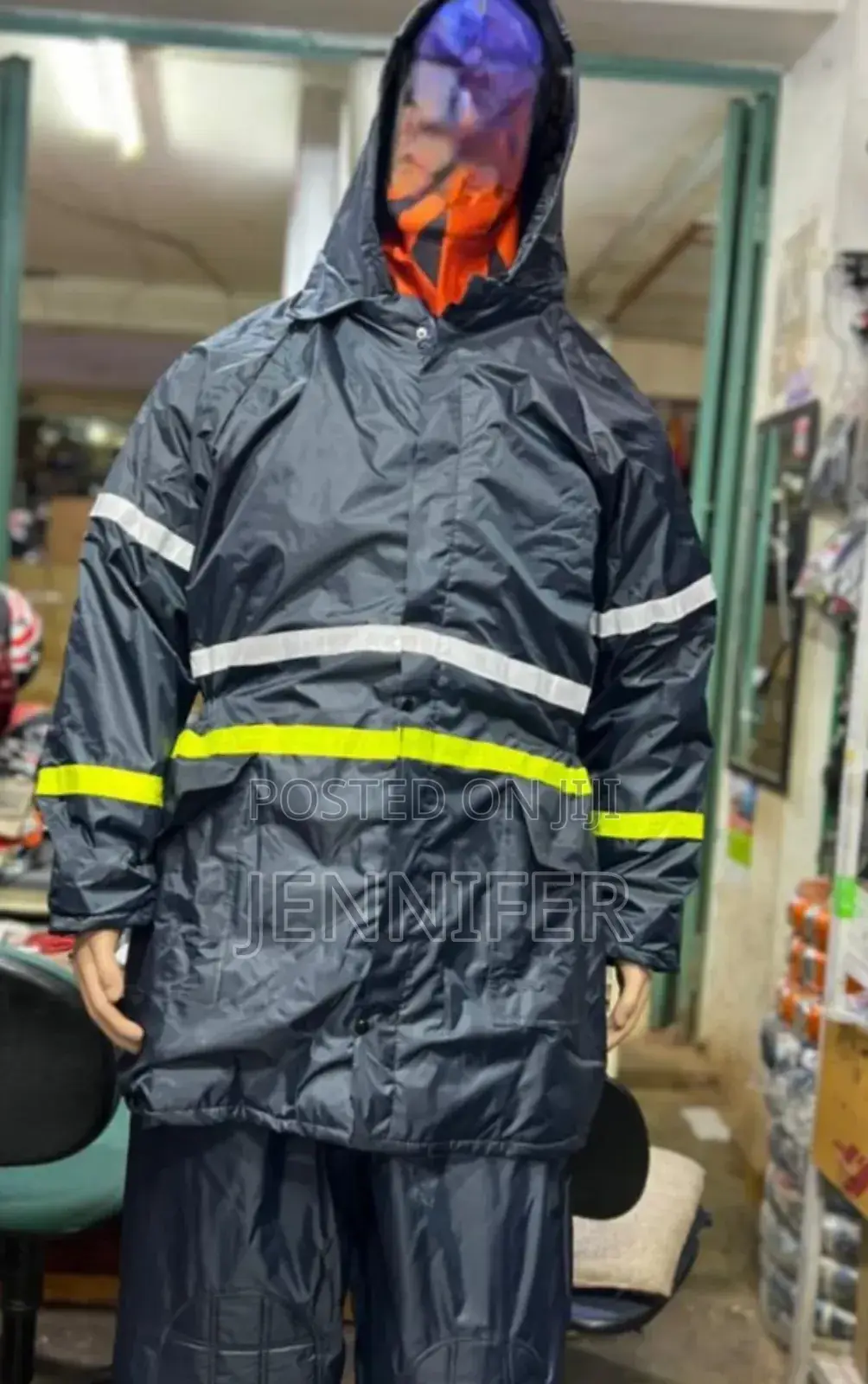Waterproof Safety Padded Raincoat-heavy Duty