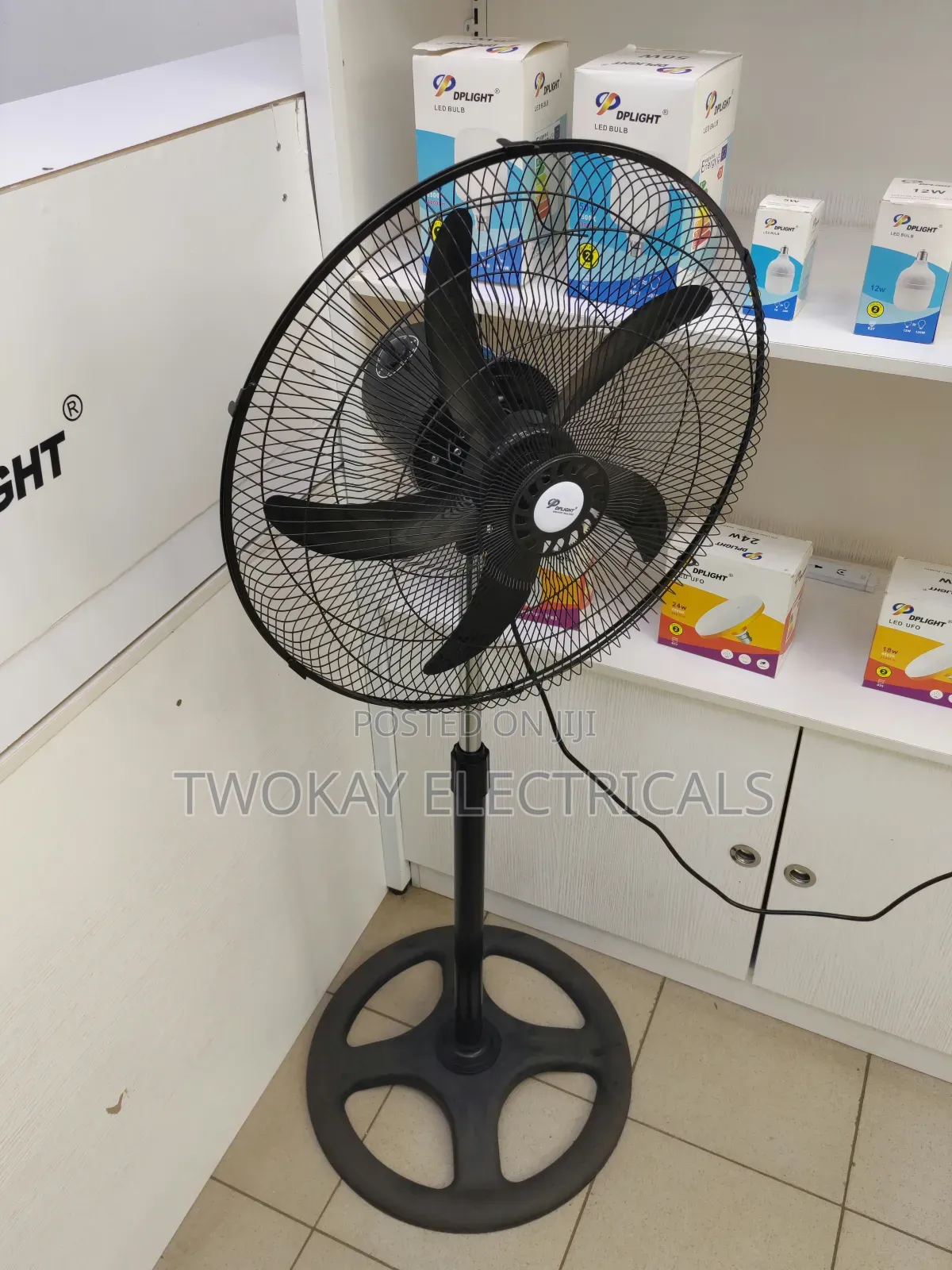 Stand Fan Black