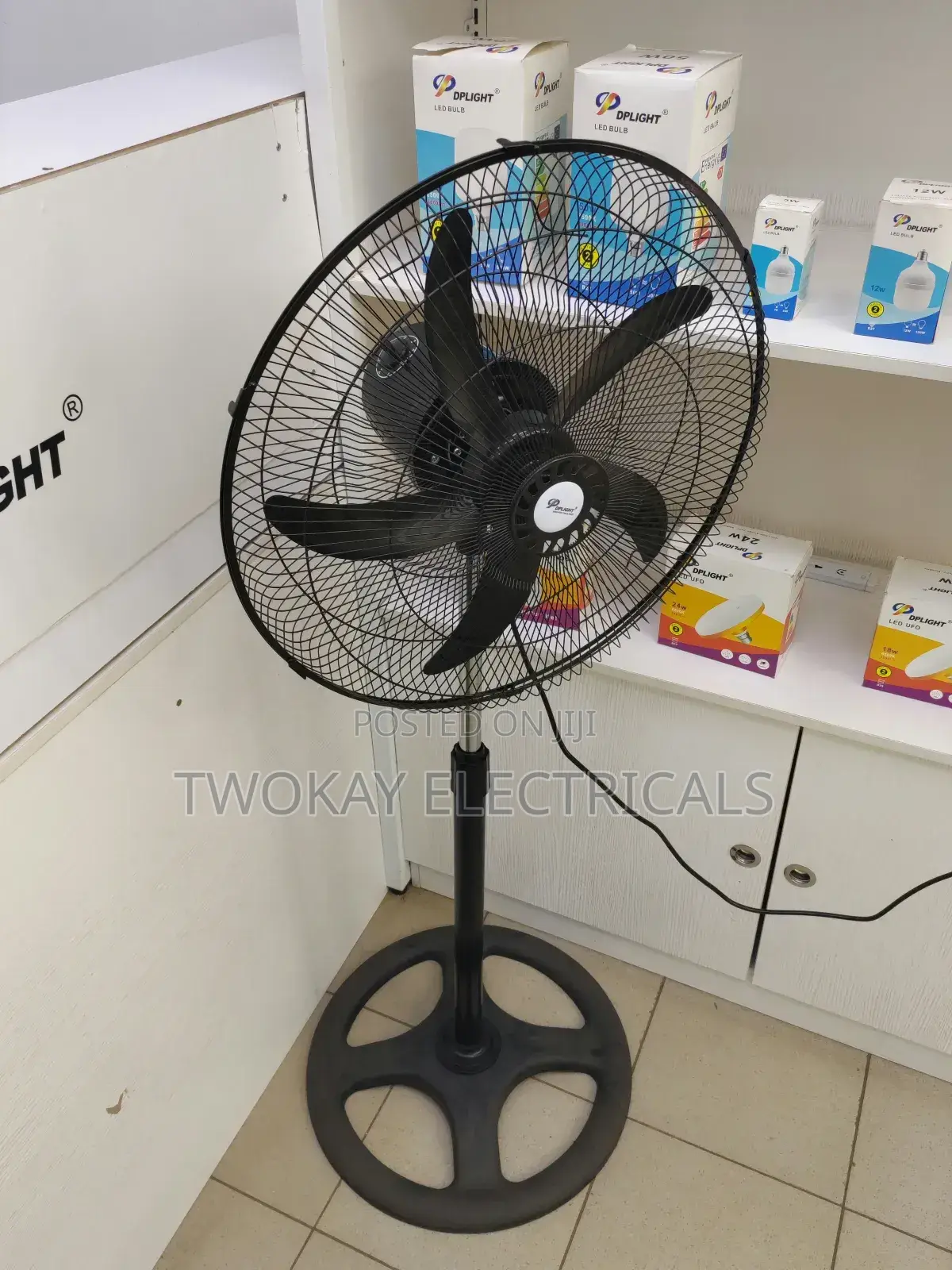 Stand Fan Black