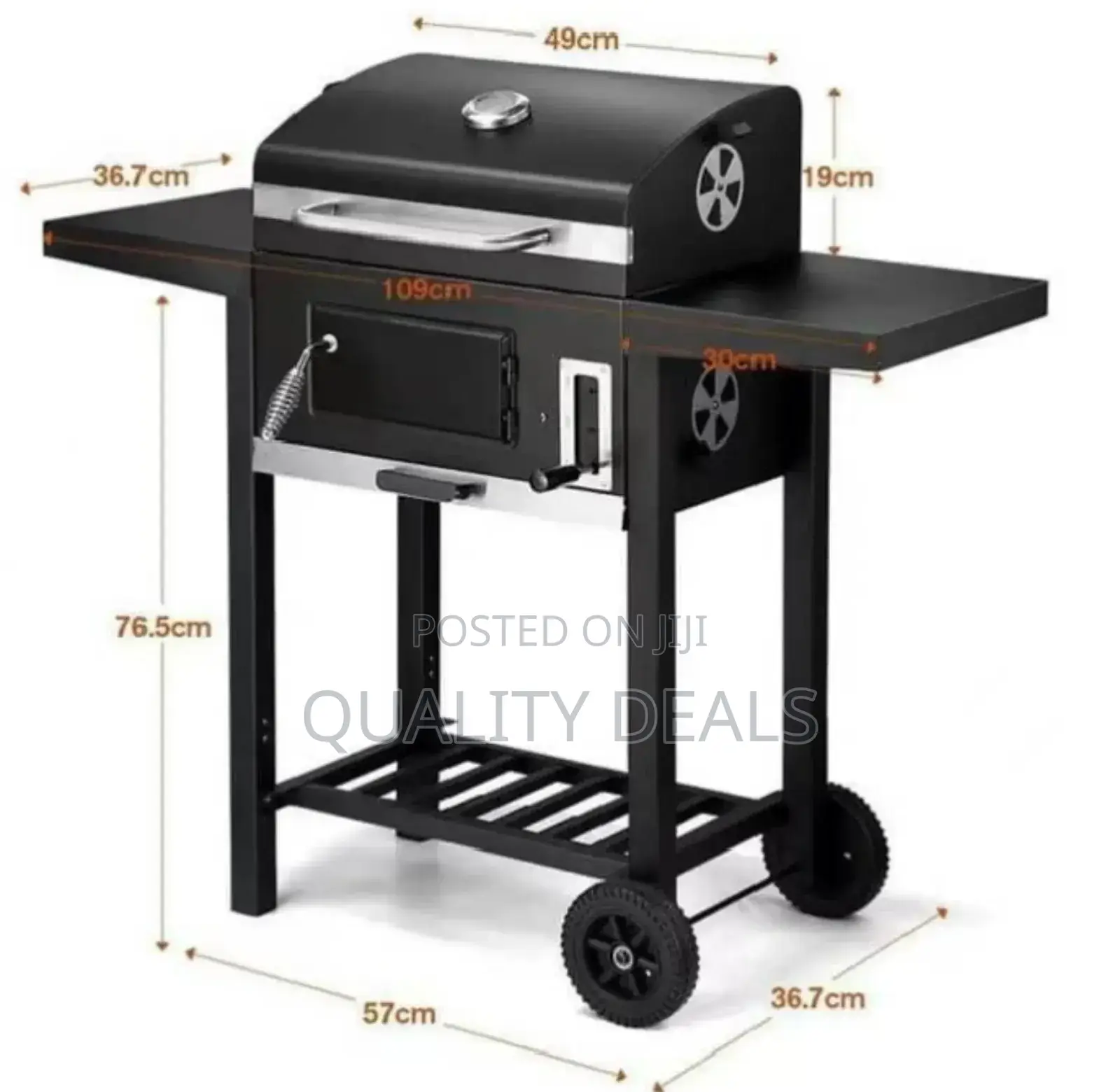 Stainless Steel Outdoor Smokeless Charcoal BBQ Grill