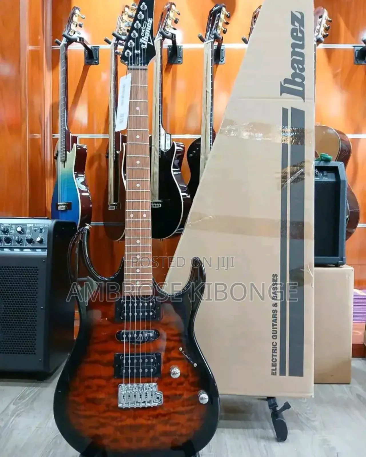 New IBANEZ 24frets Electric Solo Guitar With FREE Jack Cable