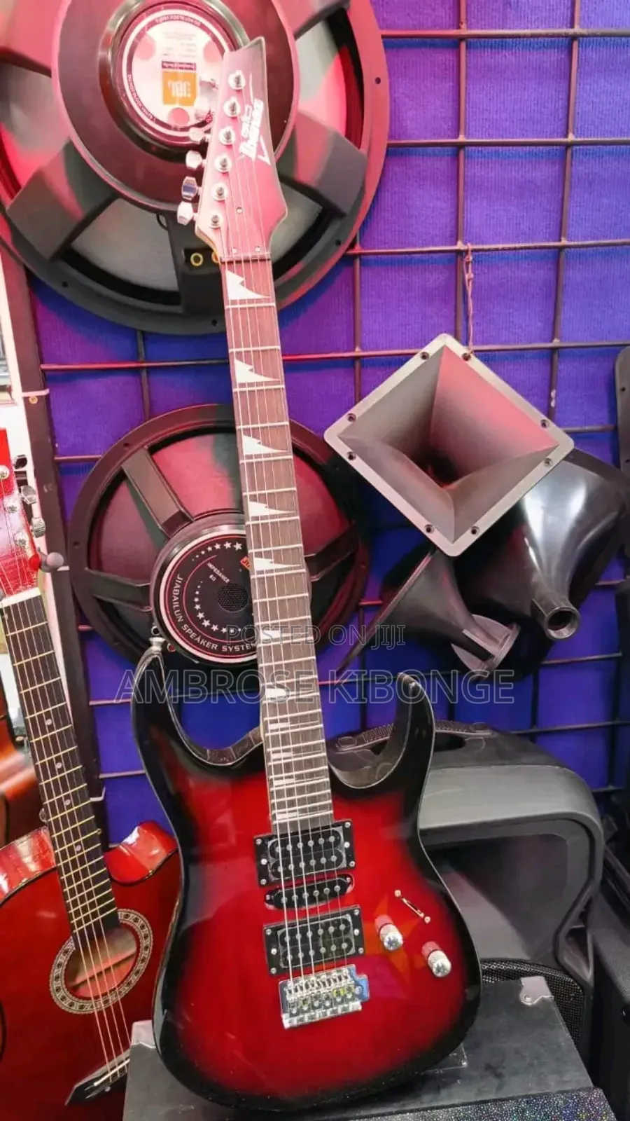 New IBANEZ 24frets Electric Solo Guitar With FREE Jack Cable