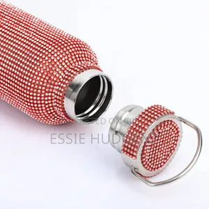 Stainless Steel Diamante Vacuum Bottle