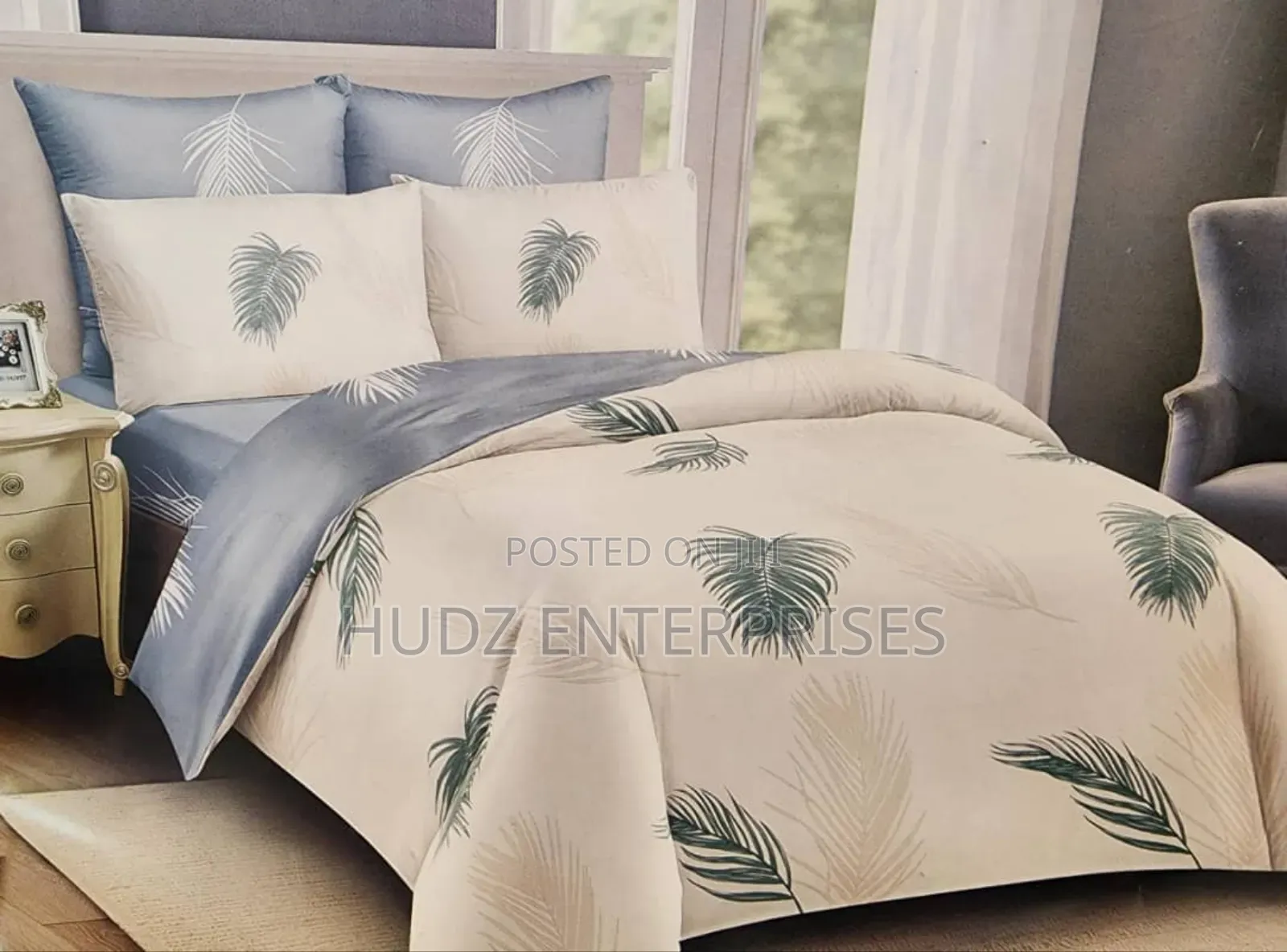 10pc Duvet King Size Cream