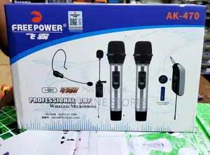 Proffesional Wireless Microphone/ UHF