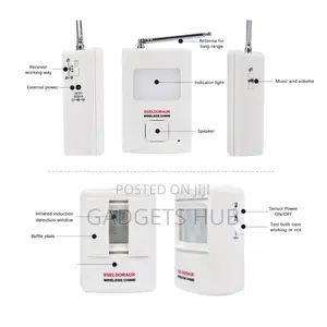 ABS Plastic Smart Dog Barking
Sounds Security Dog Doorbells