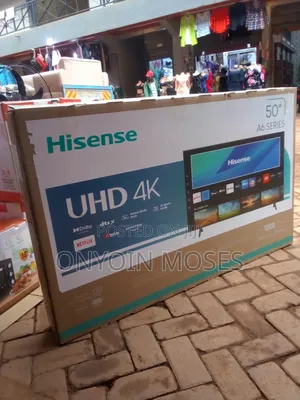 50inches New Hisense Smart Frameless Uhd With Free to Air