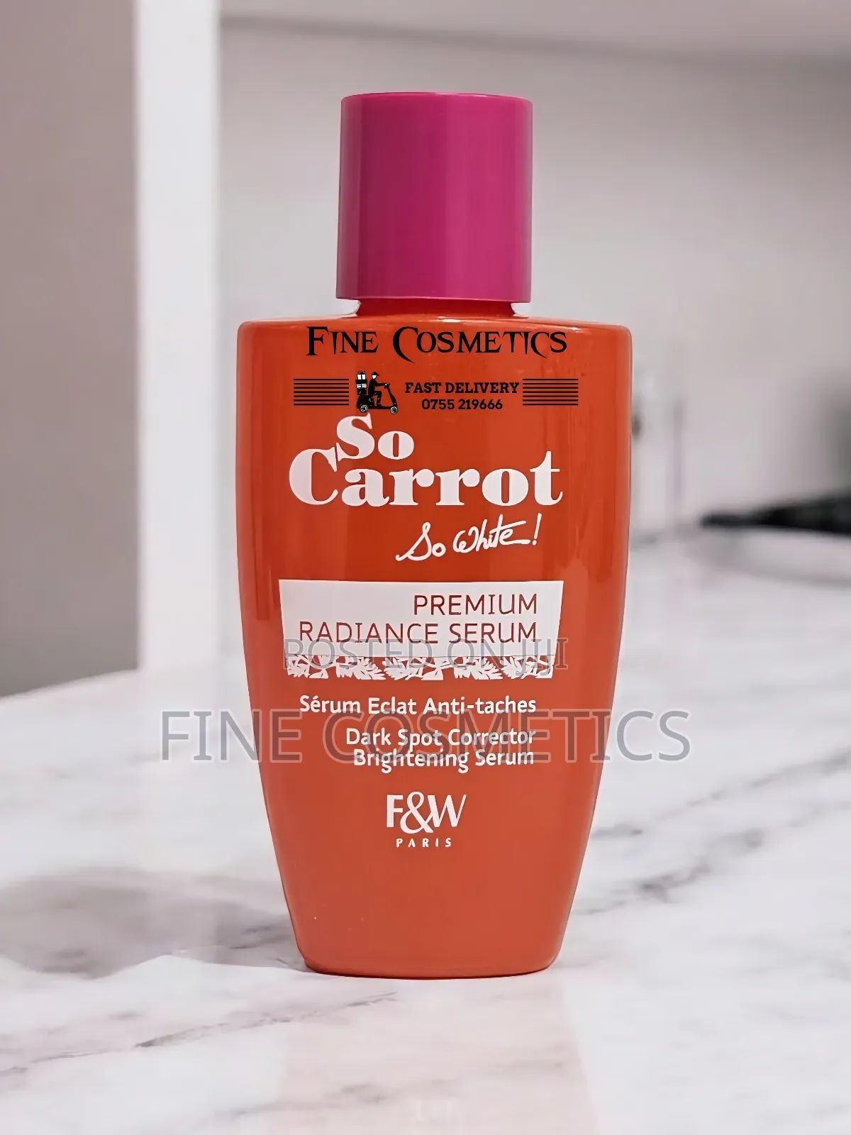 Fair and White So Carrot Premium Brightening So White Serum.