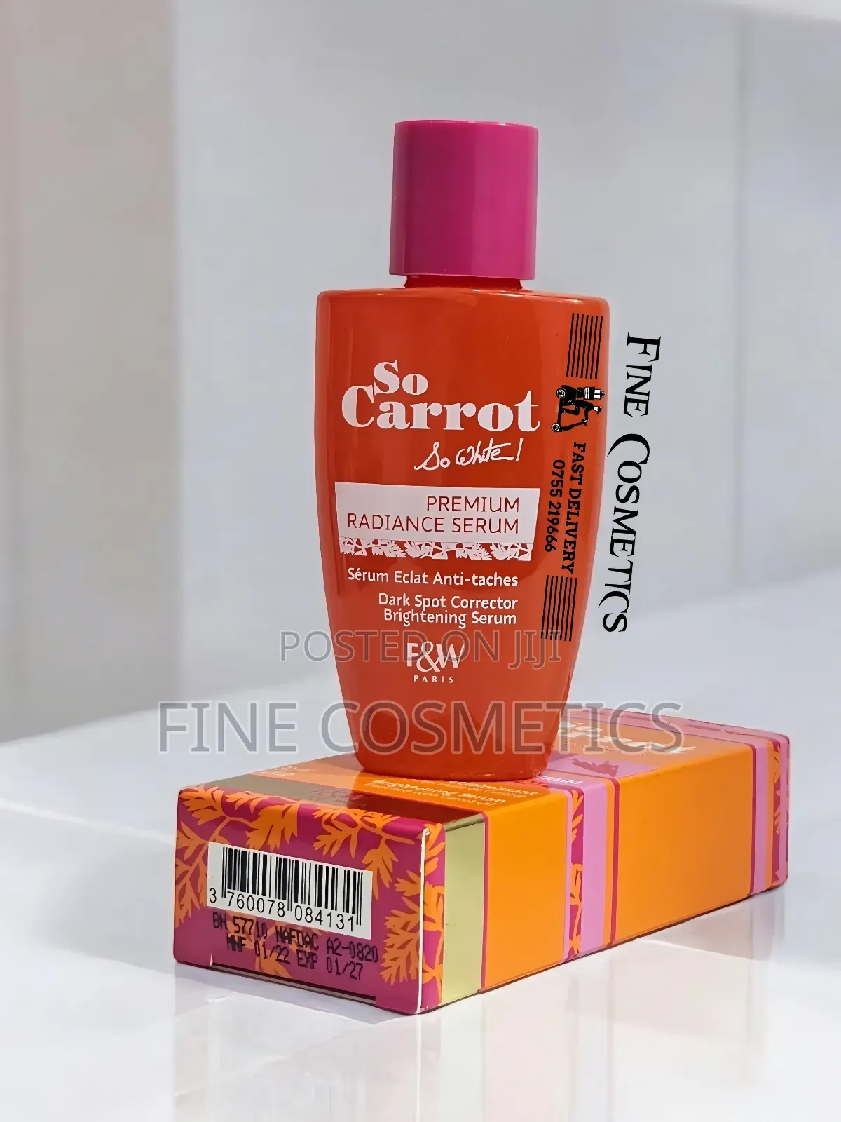 Fair and White So Carrot Premium Brightening So White Serum.