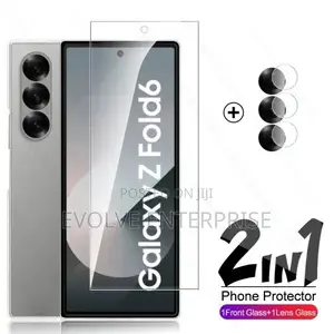2in1 Zfold6 Case Tempered Glass
