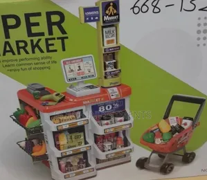 Luxurious 60 PCS Supermarket Kids Play Set