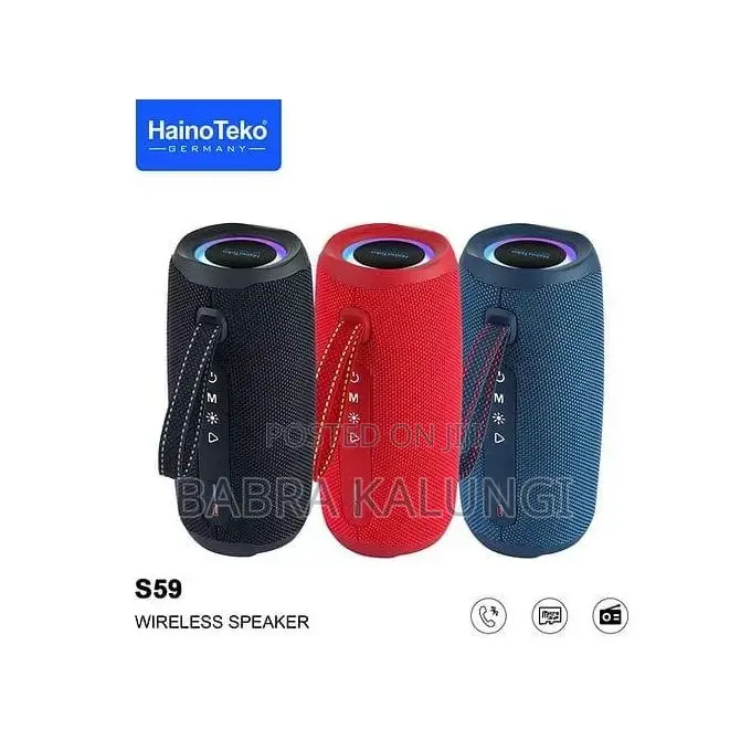 HAINOTEKO S59 Portable Bluetooth Speaker, Clear Audio