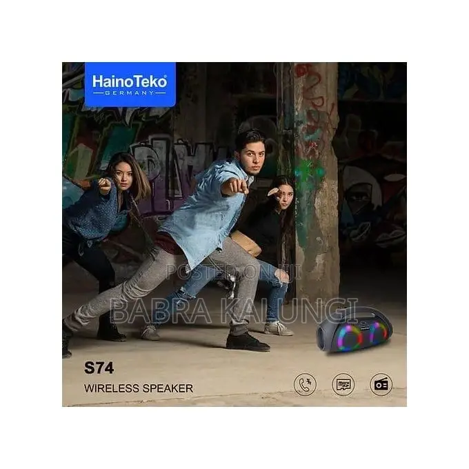 HAINOTEKO S74 Portable Bluetooth Speaker With Power Bank