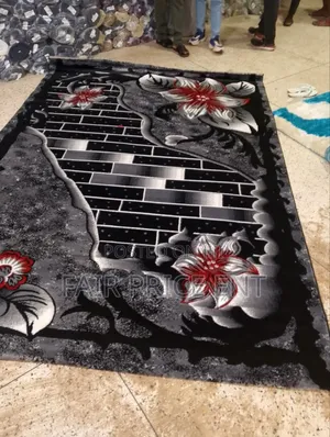 VIP Original Center Carpets. 2*3 Metres. ( Black)