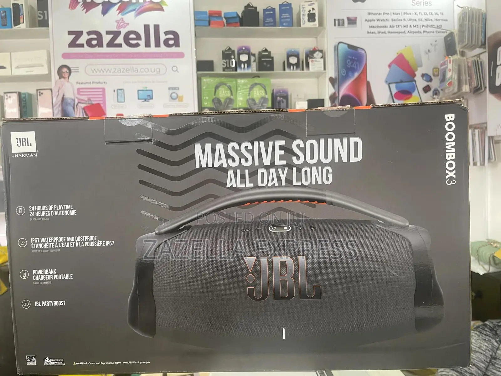 JBL Boombox3 Portable Bluetooth Speaker