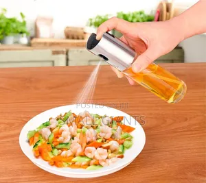 Transparent Glass Oil Spray Bottle