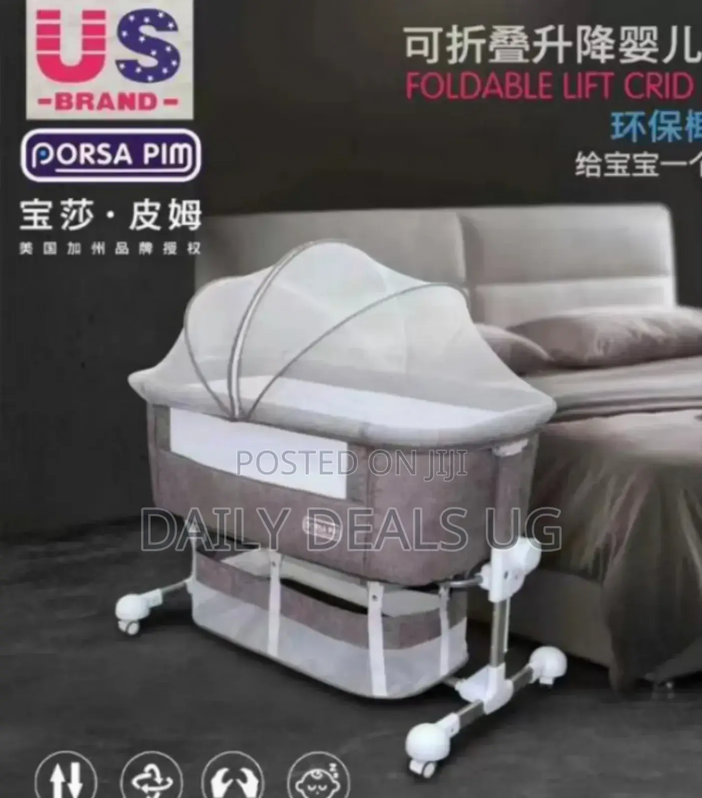 Foldable Baby Crib