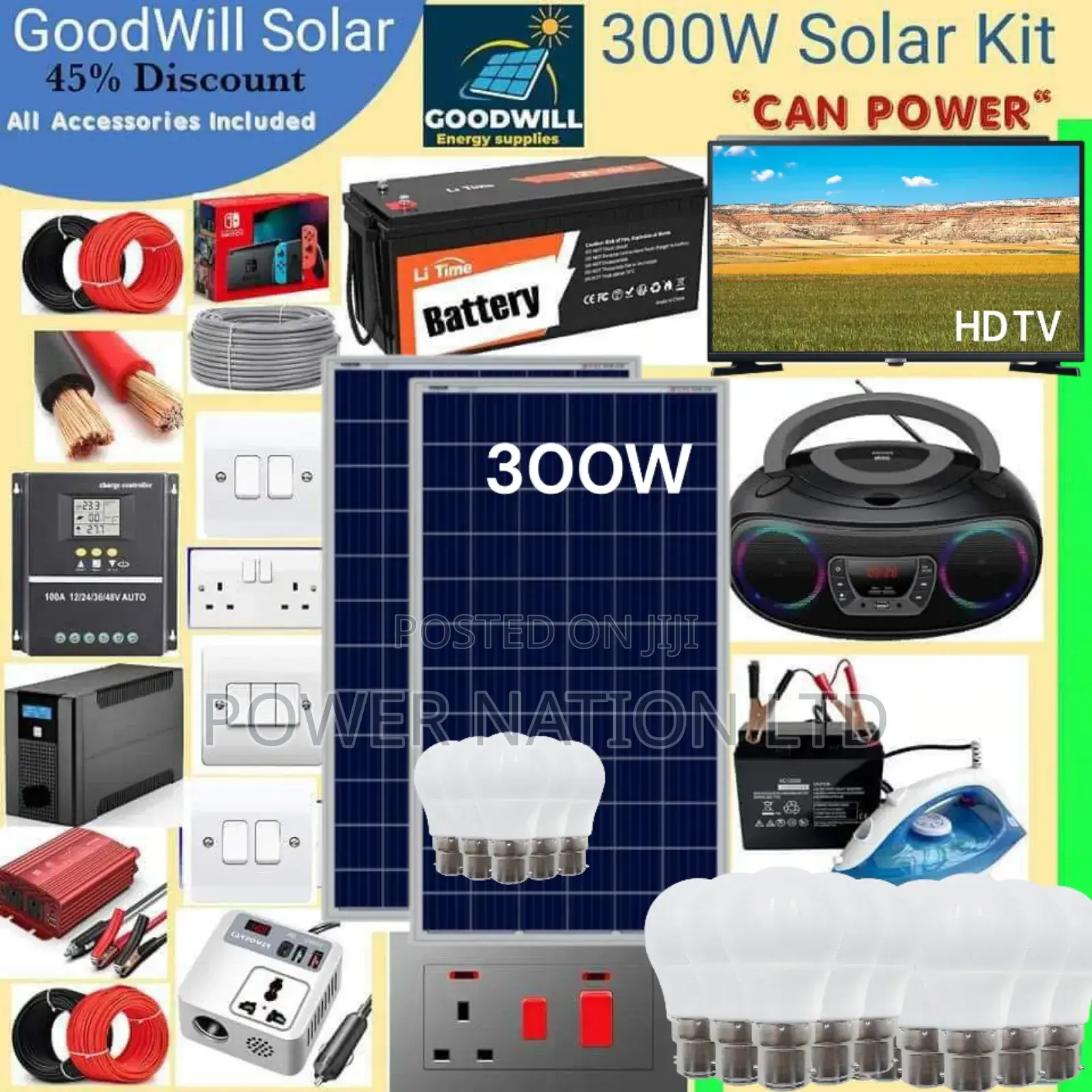 300w German Solar Kit / 300w Solar Energy System Full Kit