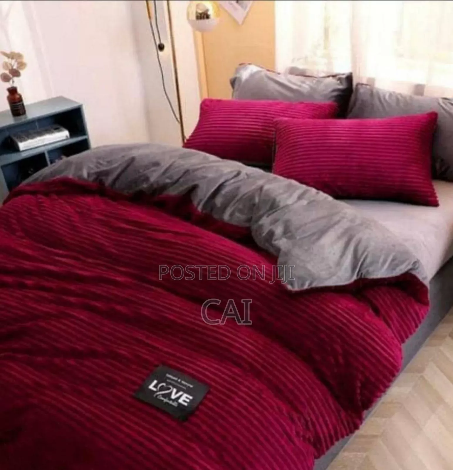 Heroic Coral Duvet Set