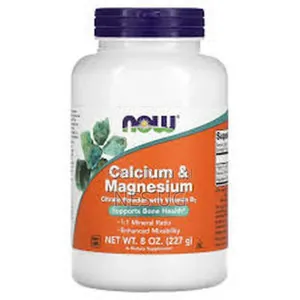 Photo - Now Calcium Magnesium Citrate Powder With Vitamin D3 227G